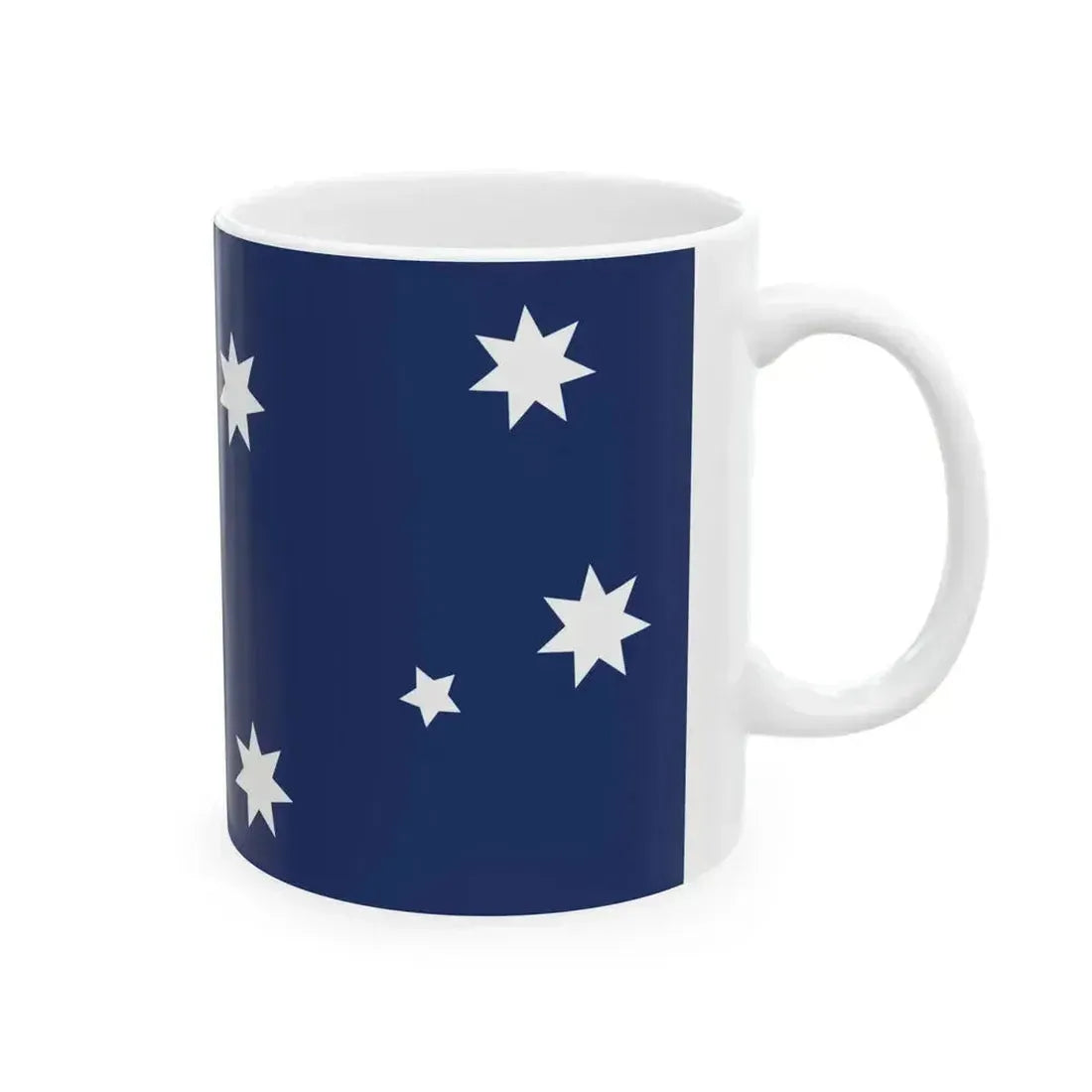 Australasian Posts Proposal 1968 Australian Flag Proposal (Australia) White Coffee Mug - Go Mug Yourself
