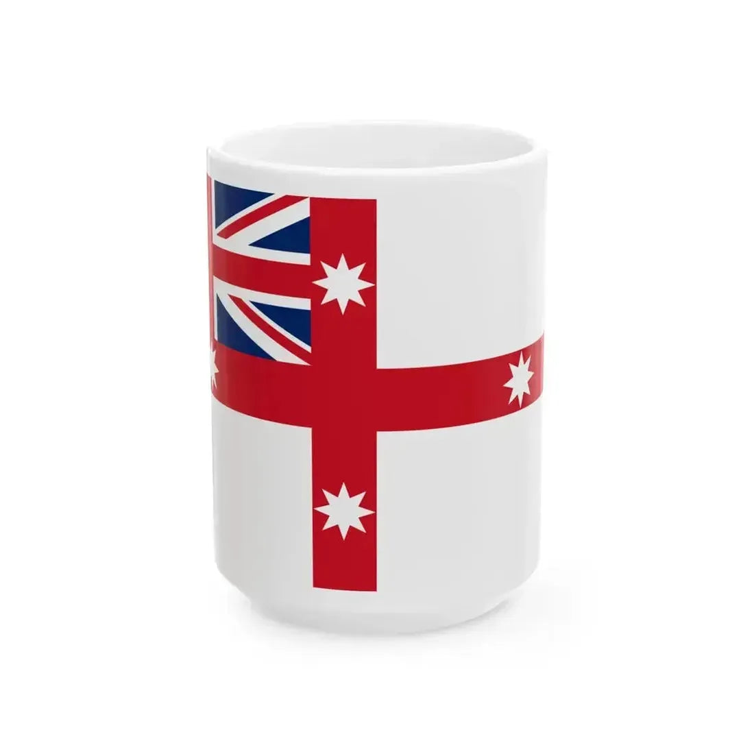 Australian Colonial Flag (Australia) White Coffee Mug 15oz - Go Mug Yourself