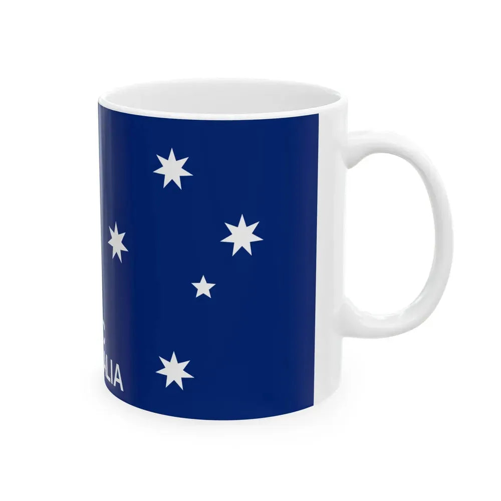 Australian Customs Flag 1903-1904 (Australia) White Coffee Mug - Go Mug Yourself