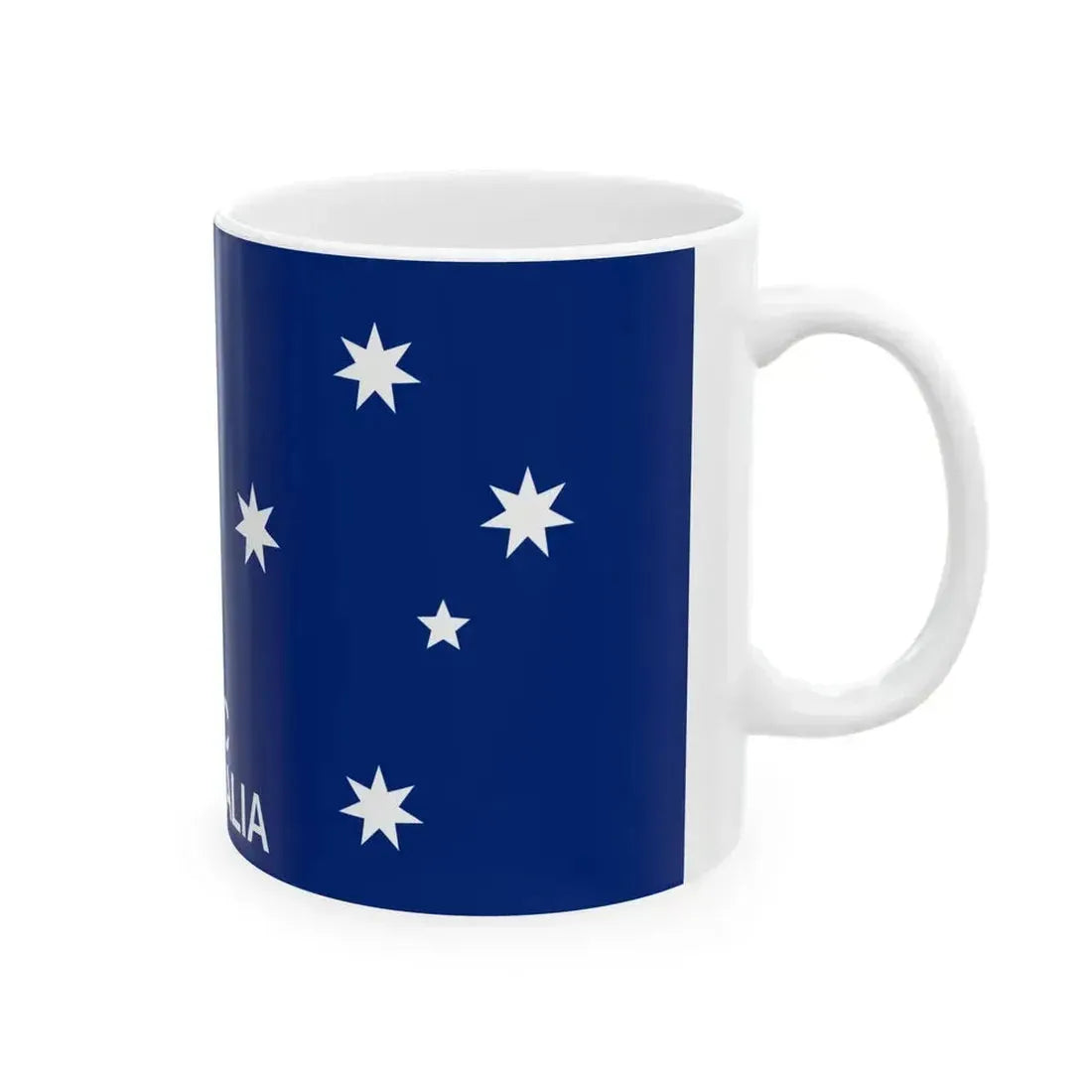 Australian Customs Flag 1903-1904 (Australia) White Coffee Mug - Go Mug Yourself