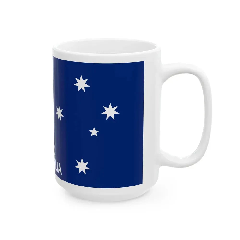 Australian Customs Flag 1903-1904 (Australia) White Coffee Mug - Go Mug Yourself