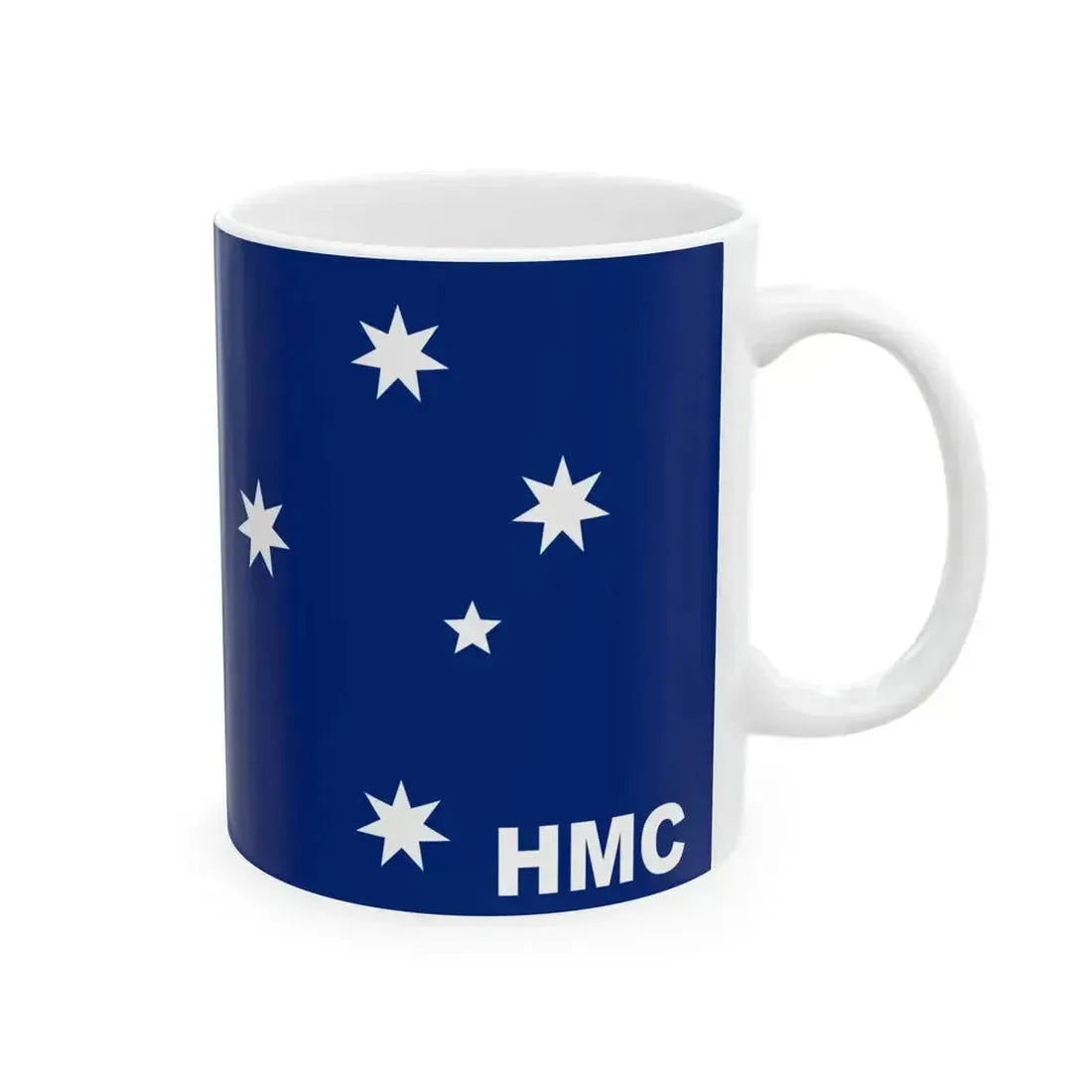 Australian Customs Flag 1904-1909 (Australia) White Coffee Mug - Go Mug Yourself
