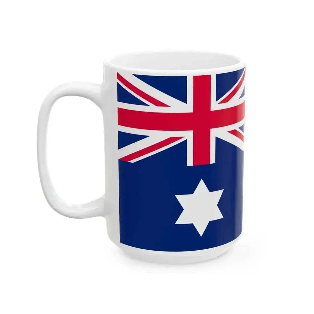 Australian Customs Flag 1904-1909 (Australia) White Coffee Mug - Go Mug Yourself