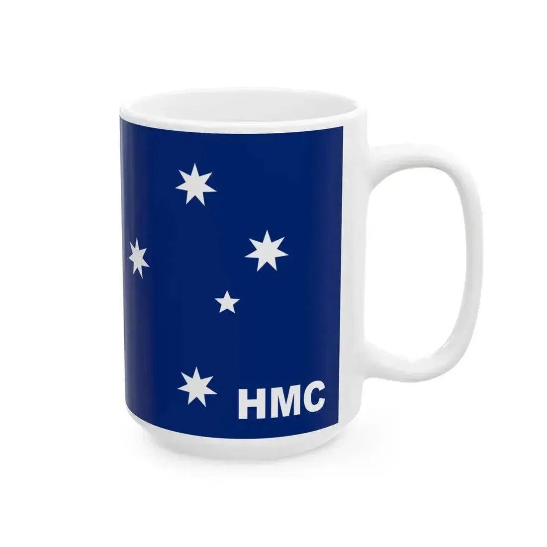 Australian Customs Flag 1904-1909 (Australia) White Coffee Mug - Go Mug Yourself