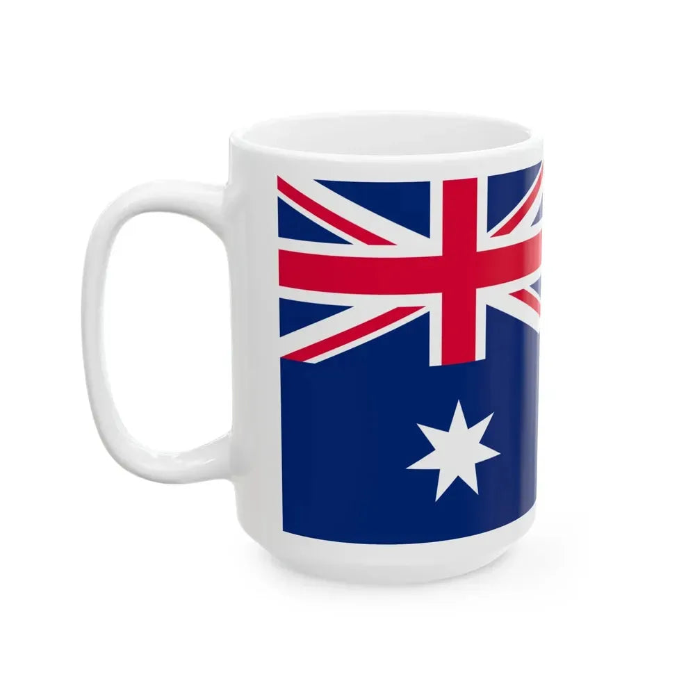 Australian Customs Flag 1909-1988 (Australia) White Coffee Mug - Go Mug Yourself