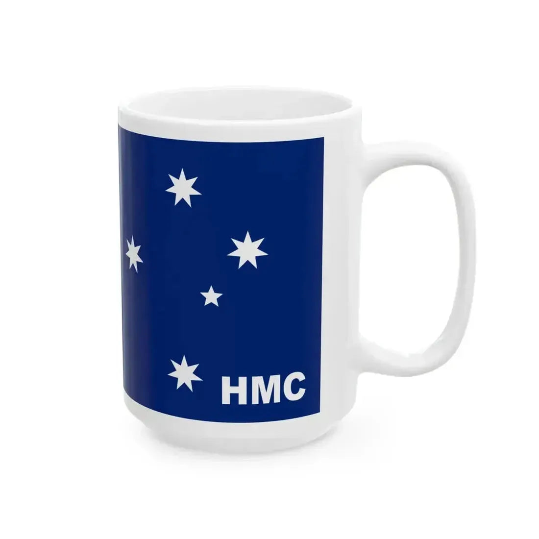 Australian Customs Flag 1909-1988 (Australia) White Coffee Mug - Go Mug Yourself