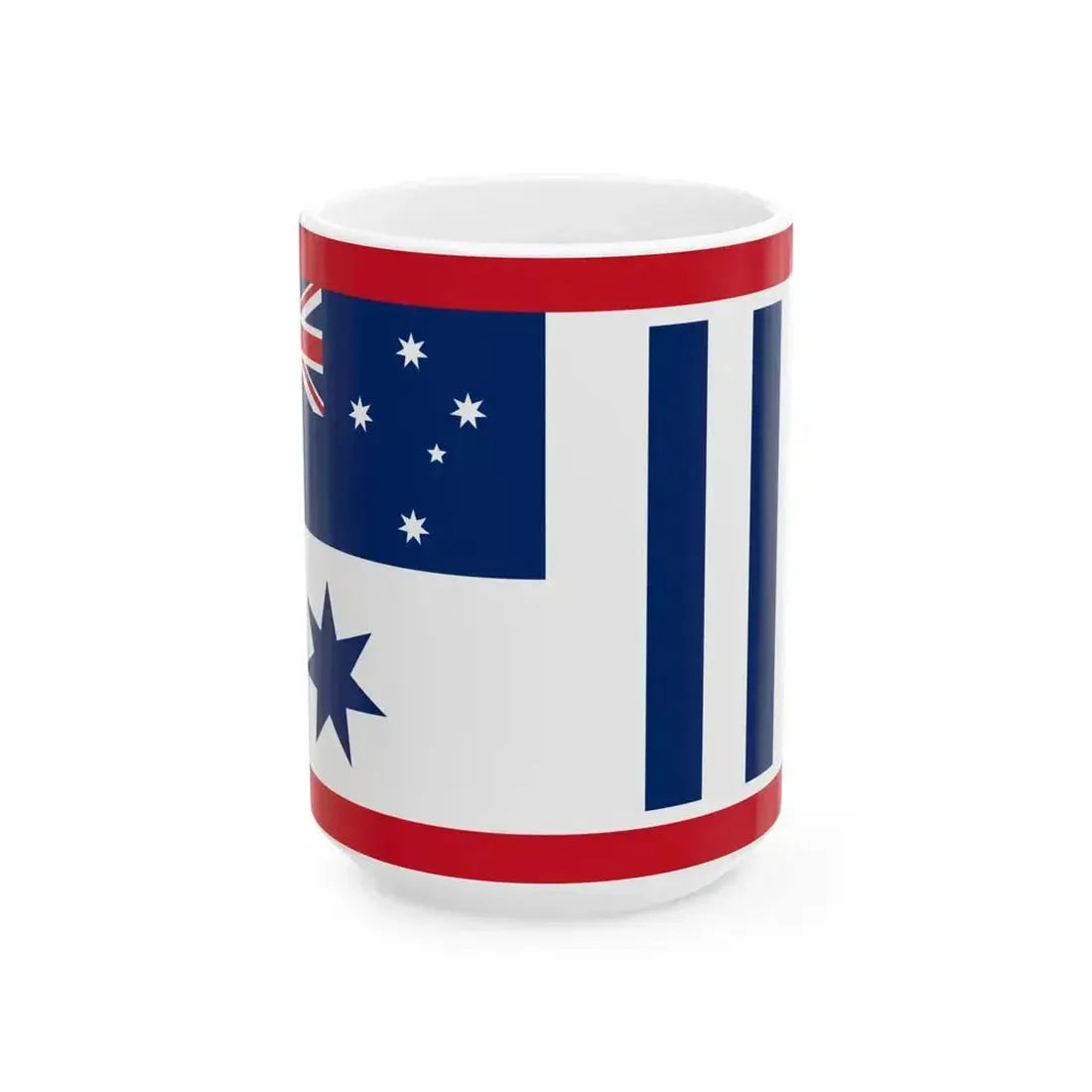 Australian Honour Flag (Australia) White Coffee Mug 15oz - Go Mug Yourself