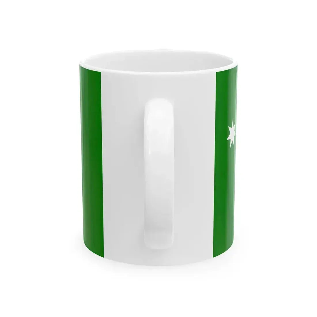 Australian Irish-heritage flag (Australia) White Coffee Mug - Go Mug Yourself