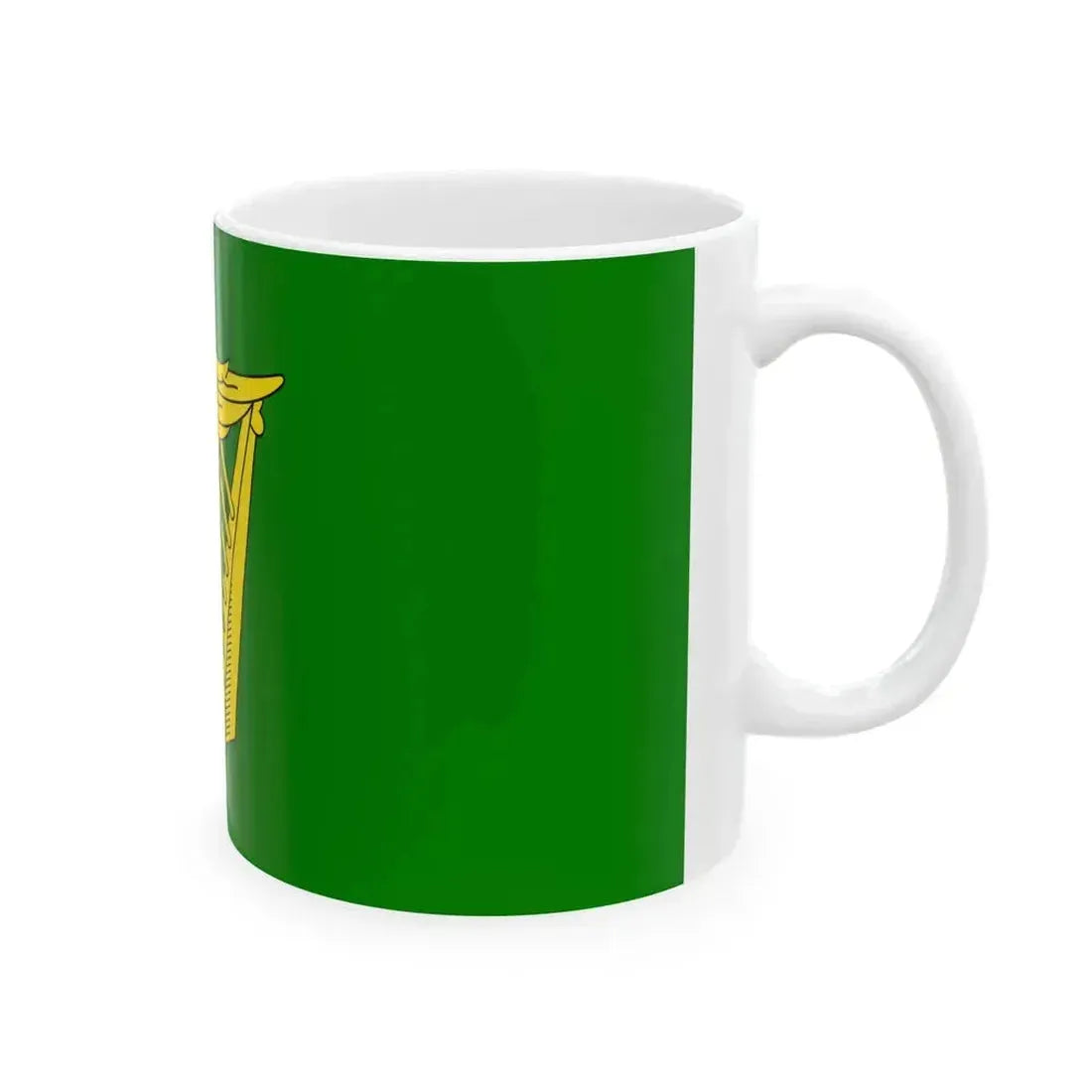 Australian Irish-heritage flag (Australia) White Coffee Mug - Go Mug Yourself