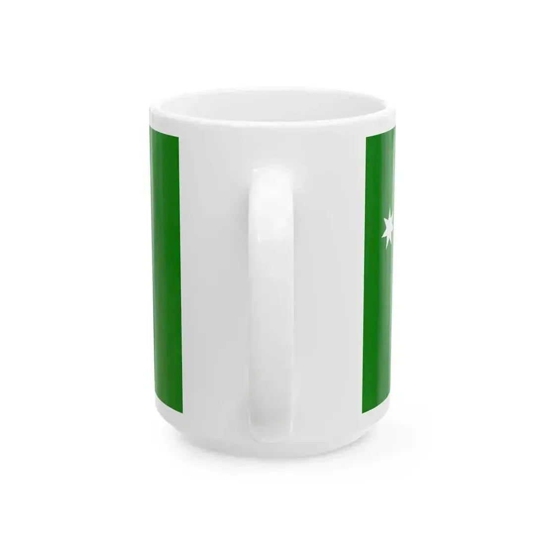 Australian Irish-heritage flag (Australia) White Coffee Mug - Go Mug Yourself