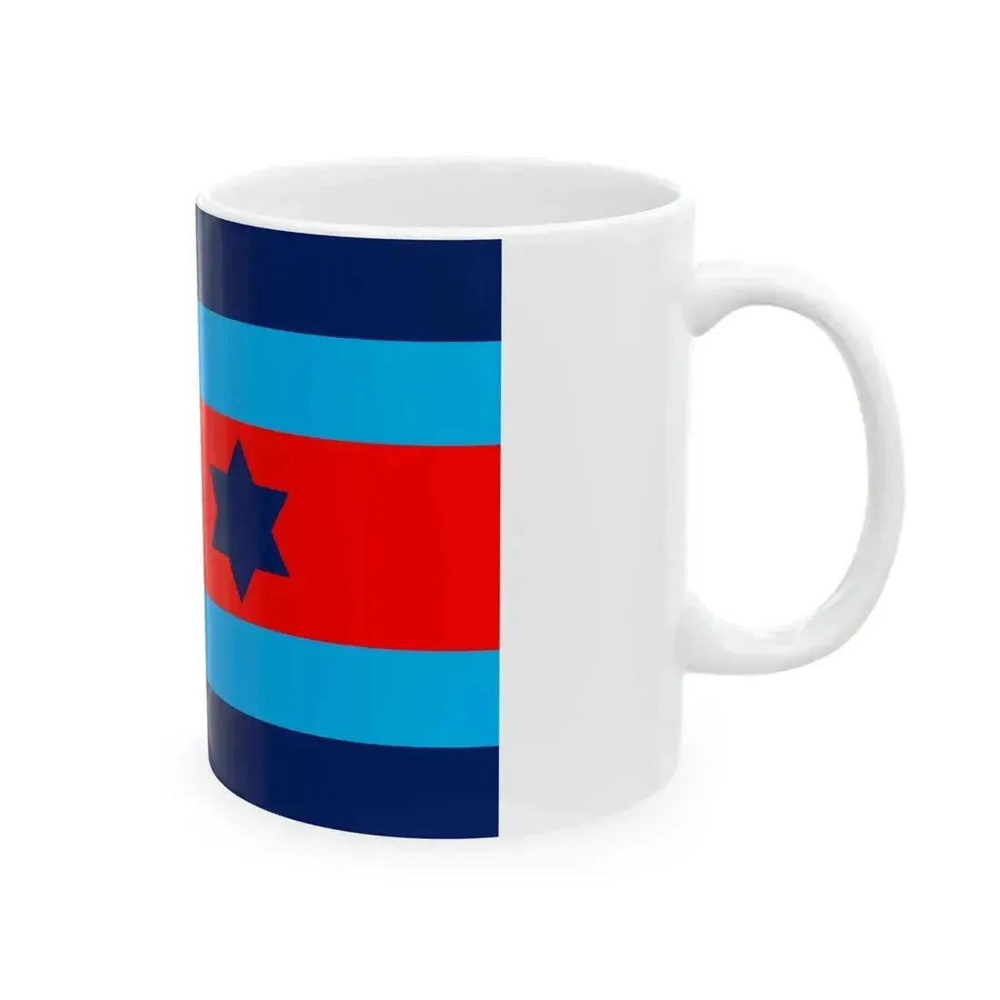 Australian O8 Air Vice Marshal Officer Distinguishing Flag (Australia) White Coffee Mug - Go Mug Yourself