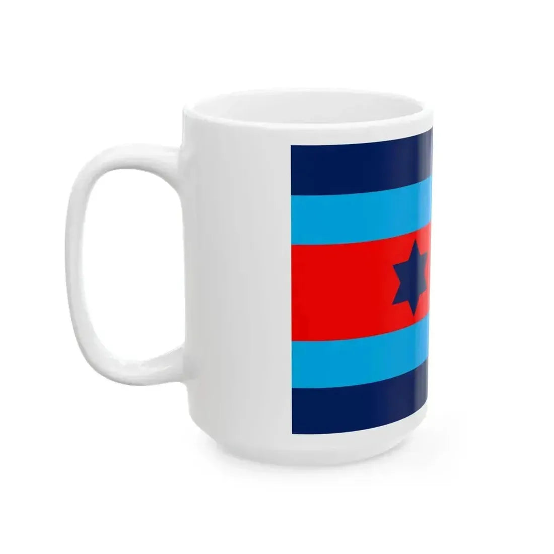 Australian O8 Air Vice Marshal Officer Distinguishing Flag (Australia) White Coffee Mug - Go Mug Yourself