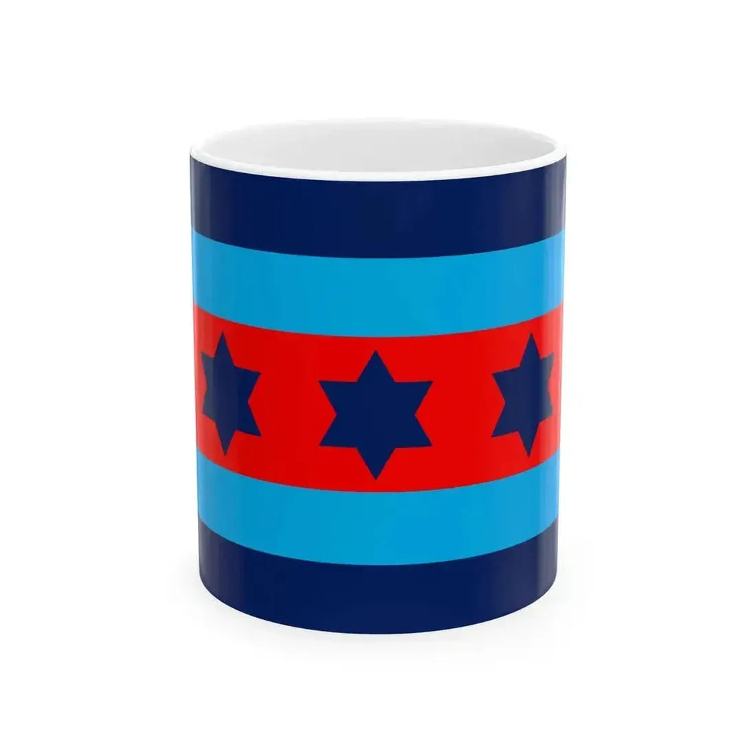 Australian O9 Air Marshal Officer Distinguishing Flag (Australia) White Coffee Mug 11oz - Go Mug Yourself