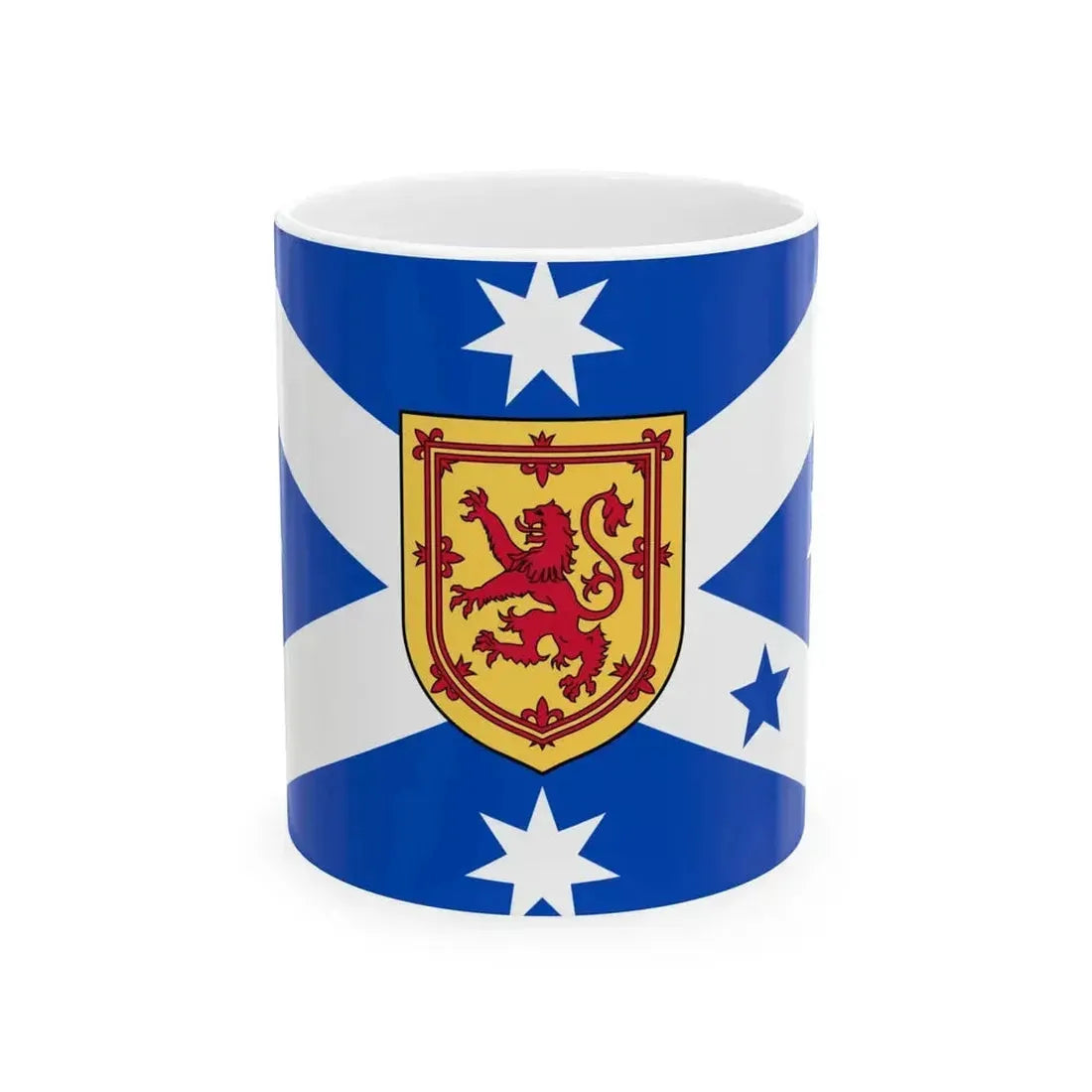 Australian Scottish-heritage flag (Australia) White Coffee Mug 11oz - Go Mug Yourself
