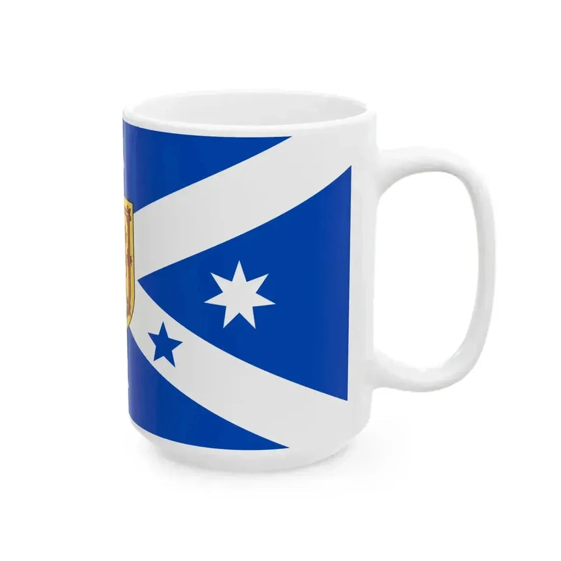 Australian Scottish-heritage flag (Australia) White Coffee Mug - Go Mug Yourself
