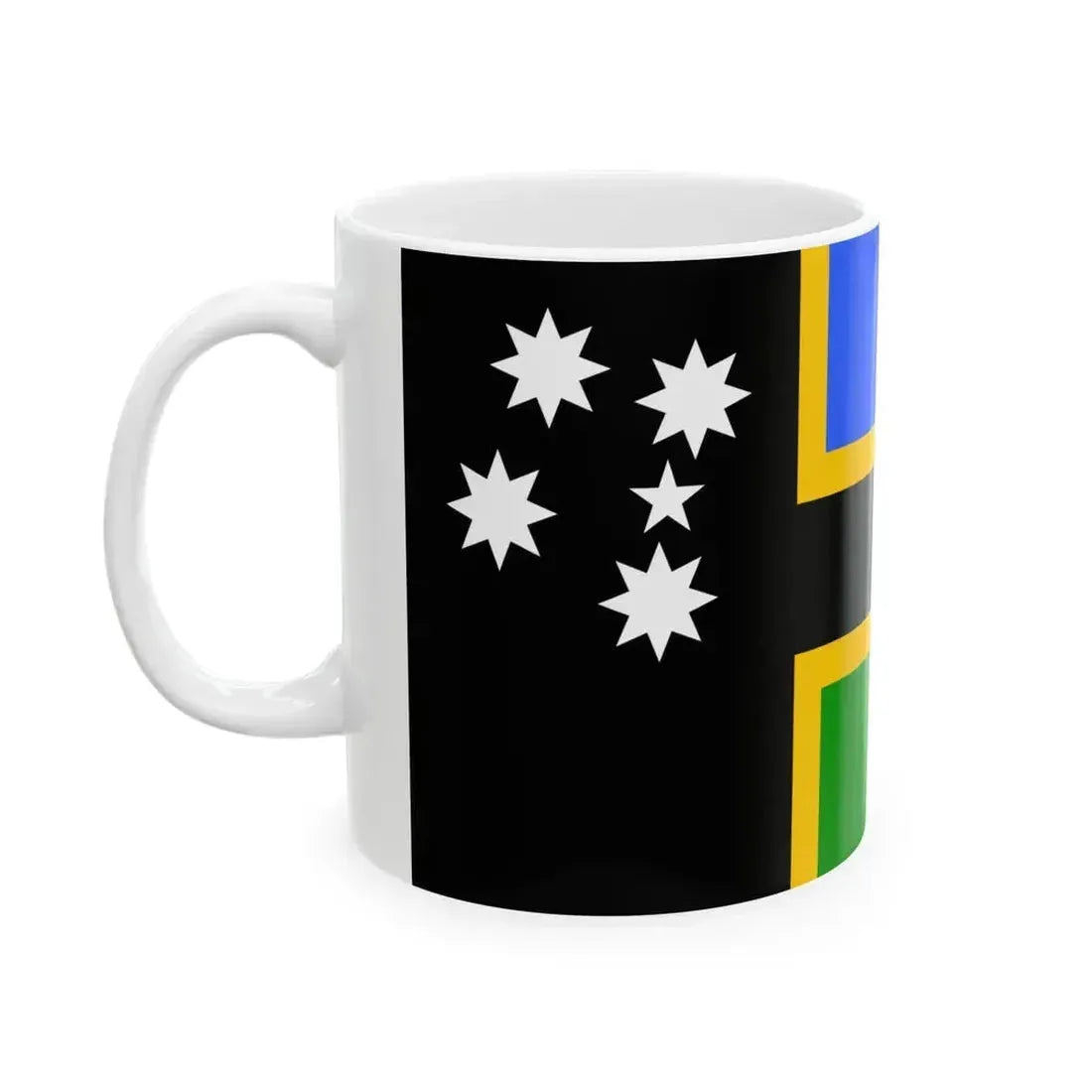 Australian South Sea Islanders flag (Australia) White Coffee Mug - Go Mug Yourself