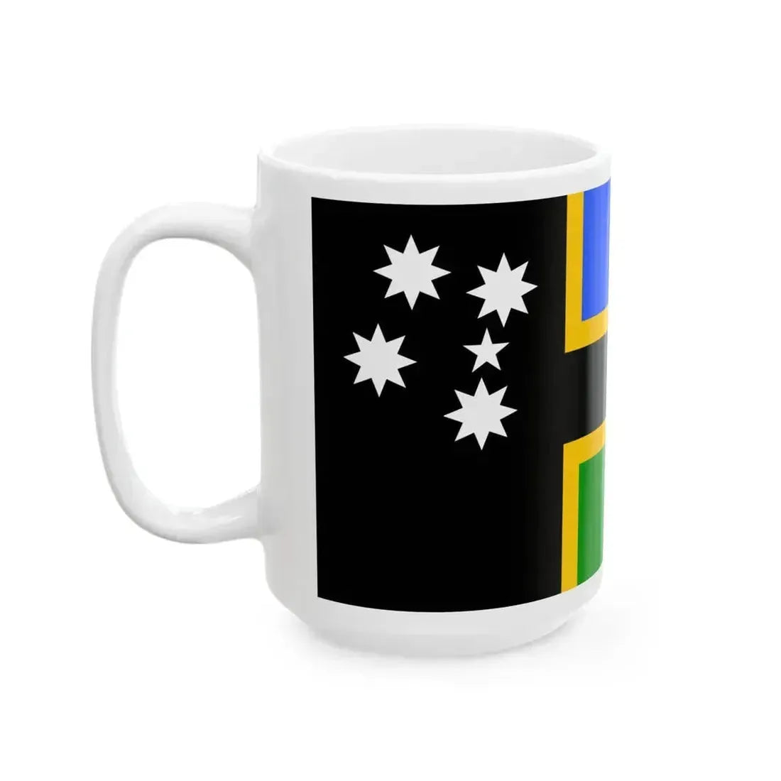 Australian South Sea Islanders flag (Australia) White Coffee Mug - Go Mug Yourself