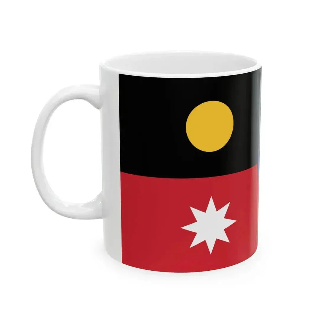 Australian Triple Union Flag (Australia) White Coffee Mug - Go Mug Yourself
