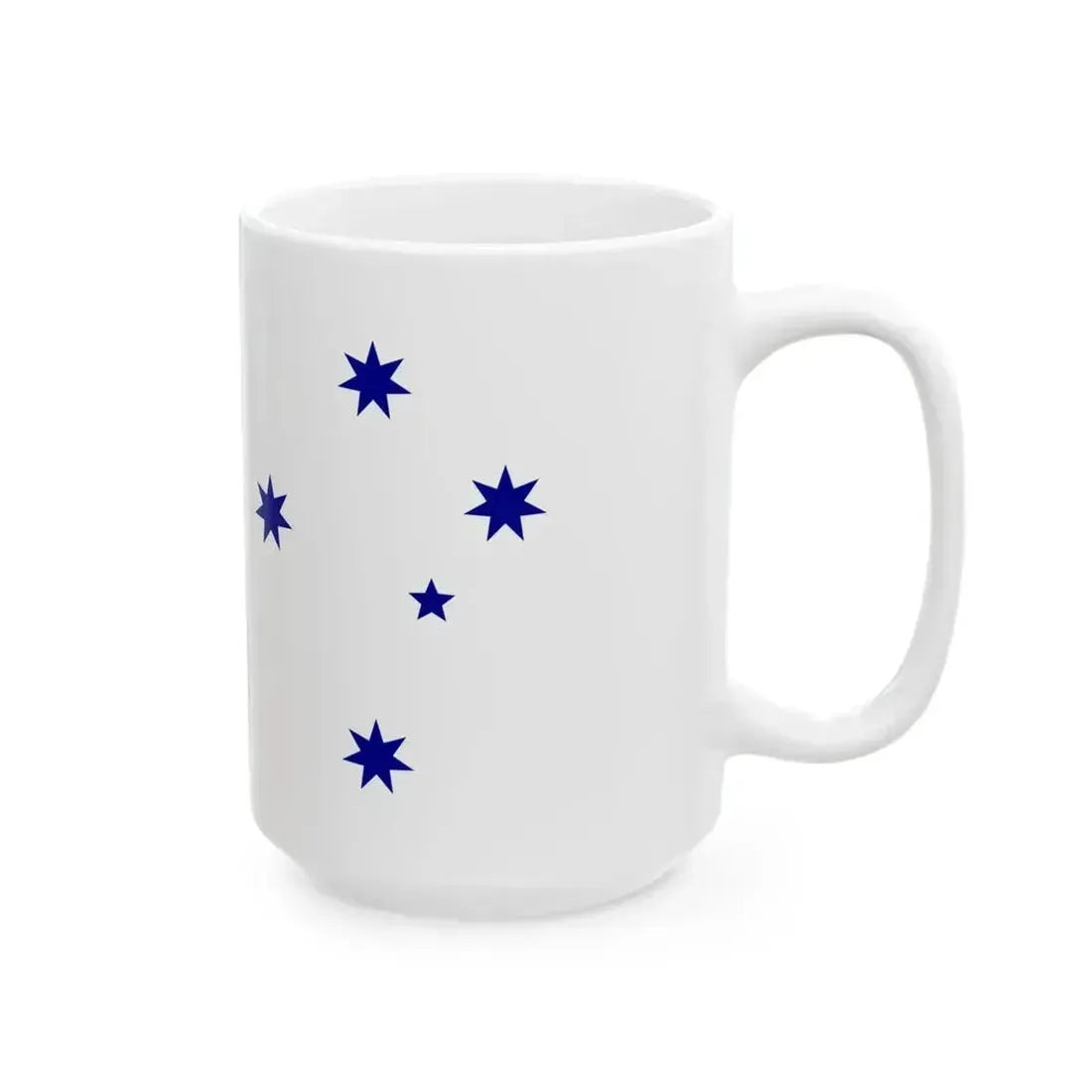Australian White Ensign with Aboriginal Flag (Australia) White Coffee Mug - Go Mug Yourself