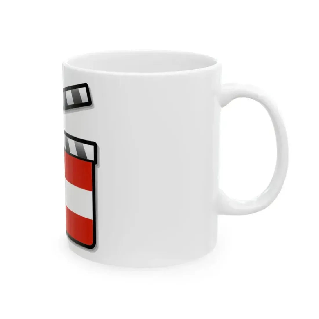 Austria film clapperboard (Austria) White Coffee Mug - Go Mug Yourself