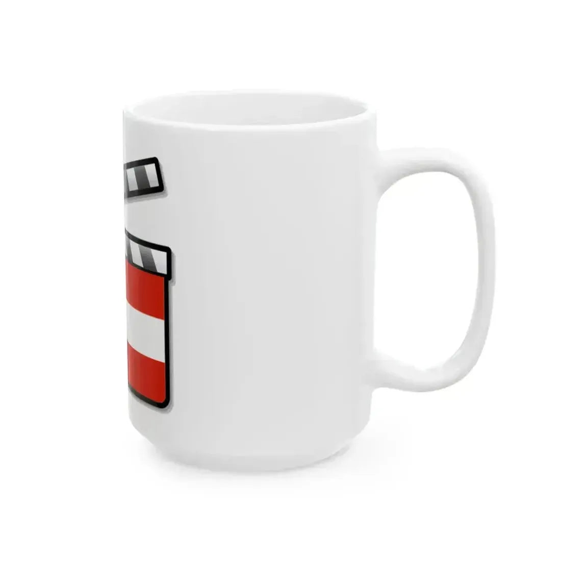 Austria film clapperboard (Austria) White Coffee Mug - Go Mug Yourself