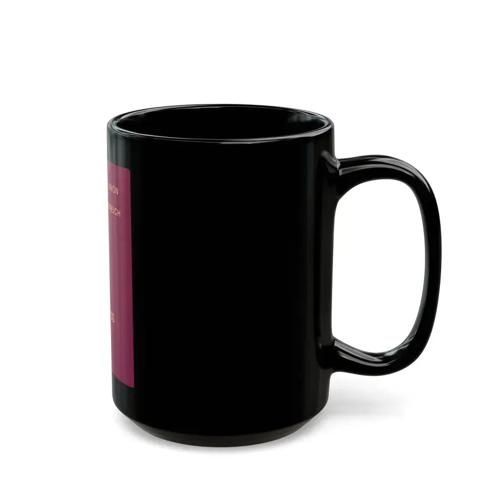 Austrian Passport - Black Coffee Mug - Go Mug Yourself