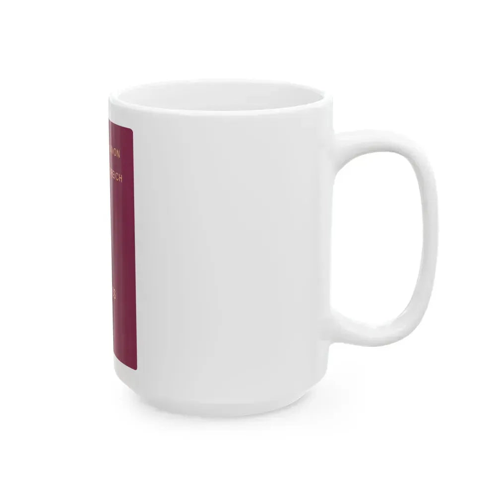 Austrian Passport - White Coffee Mug - Go Mug Yourself