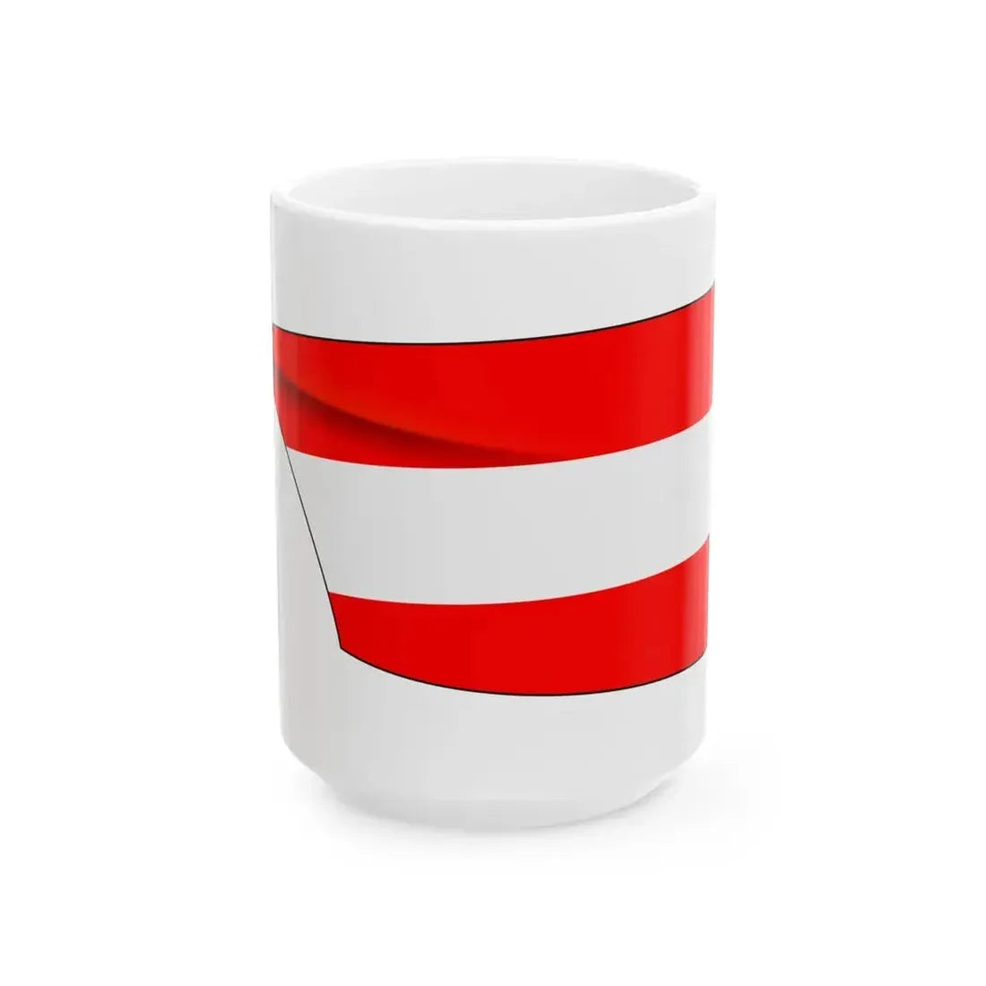 Austrian Rowing Blade (Austria) White Coffee Mug 15oz - Go Mug Yourself