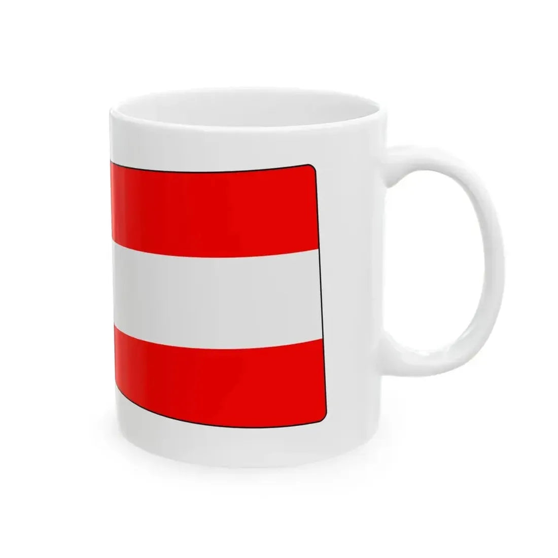 Austrian Rowing Blade (Austria) White Coffee Mug - Go Mug Yourself