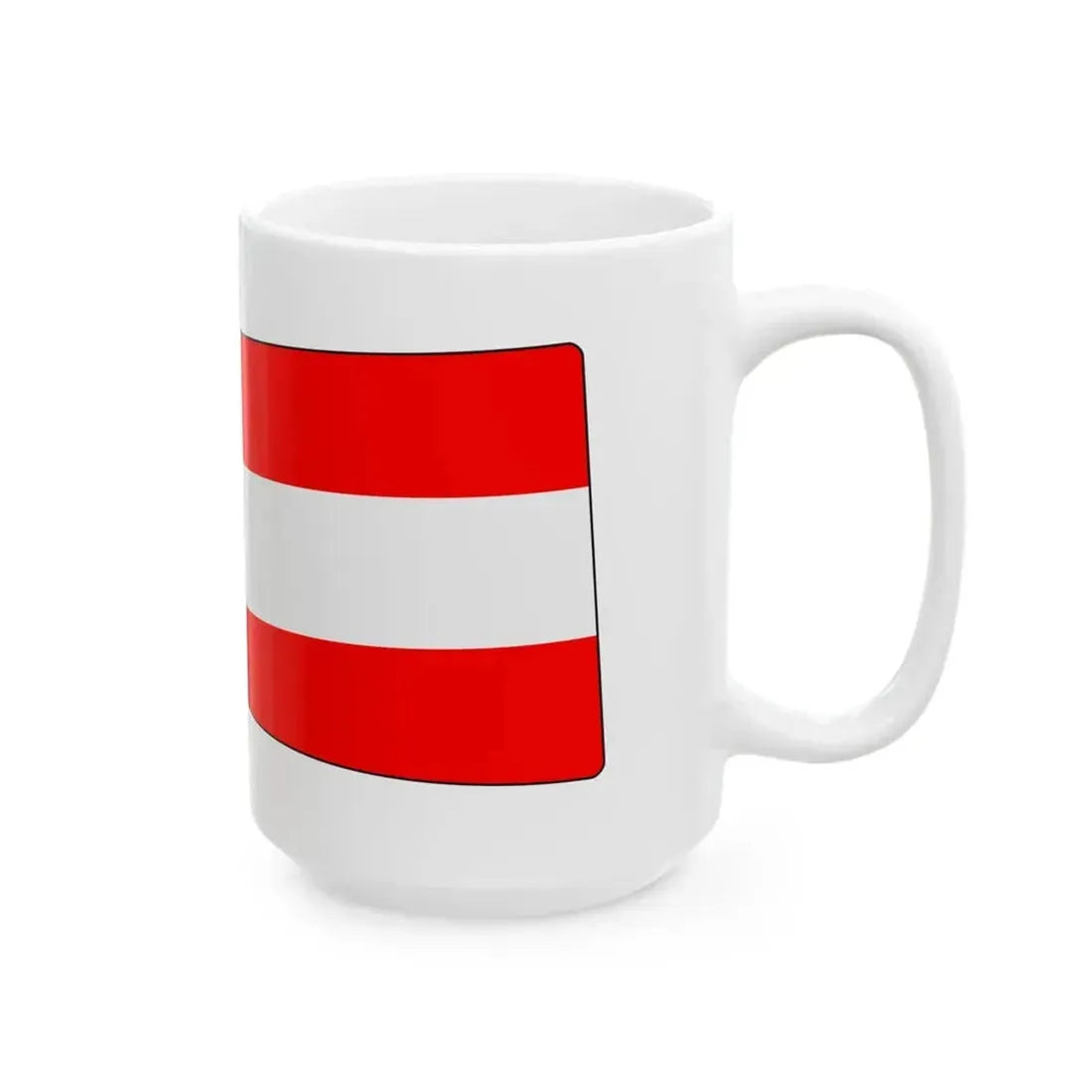 Austrian Rowing Blade (Austria) White Coffee Mug - Go Mug Yourself