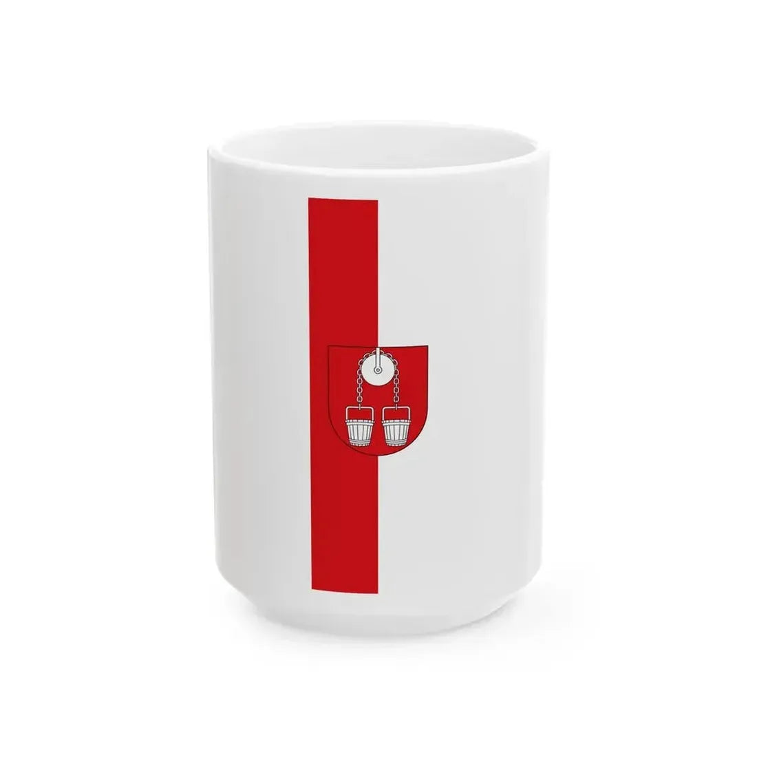 AUT Emmersdorf Banner (Austria) White Coffee Mug 15oz - Go Mug Yourself
