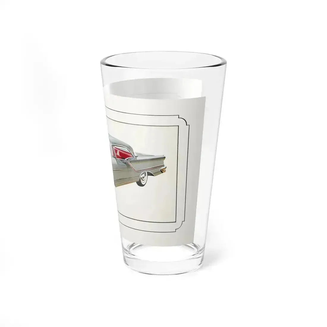 Automobile illustration 2 (Magazine Illustration) Pint Glass 16oz - Go Mug Yourself