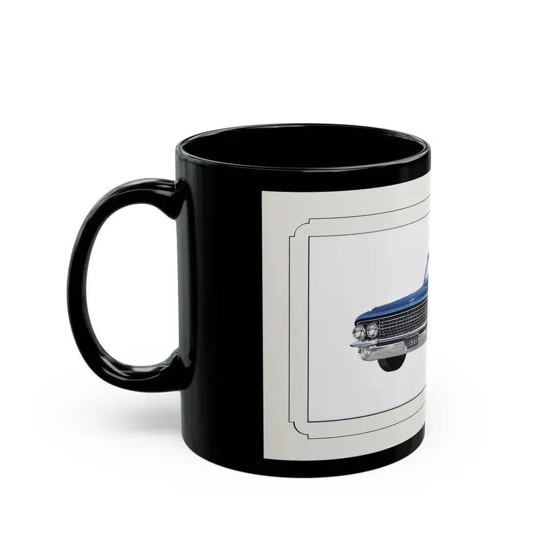 Automobile illustration 3 - Black Coffee Mug - Go Mug Yourself