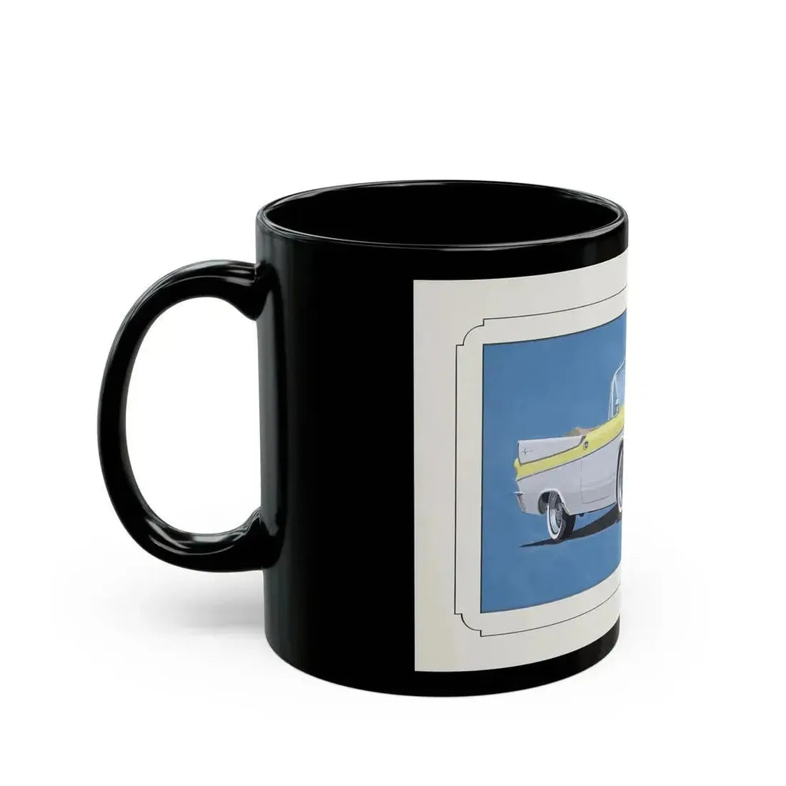 Automobile illustration 4 - Black Coffee Mug - Go Mug Yourself