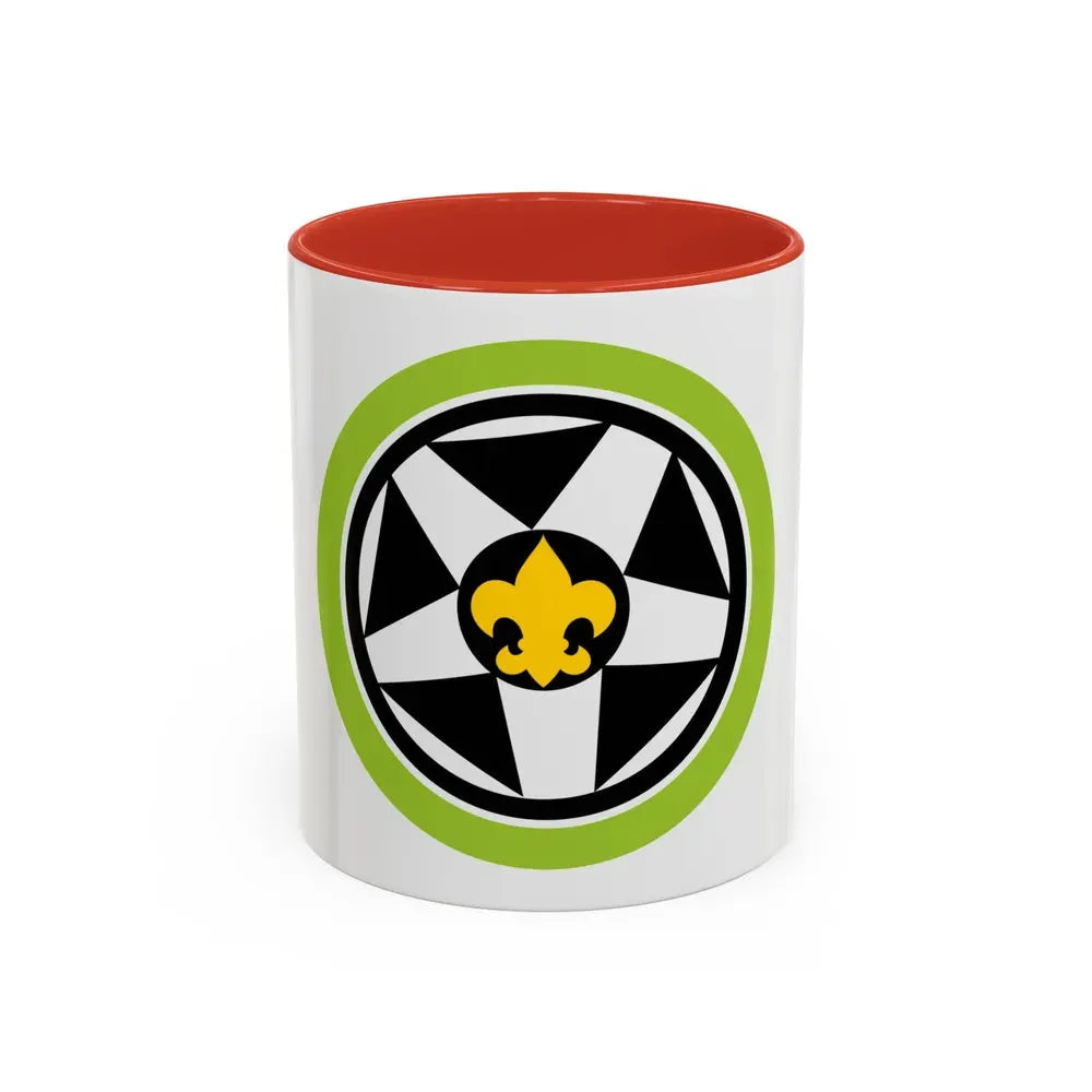 Automotive Maintenance (Boy Scout Merit Badge) Accent Coffee Mug 11oz Red - Go Mug Yourself