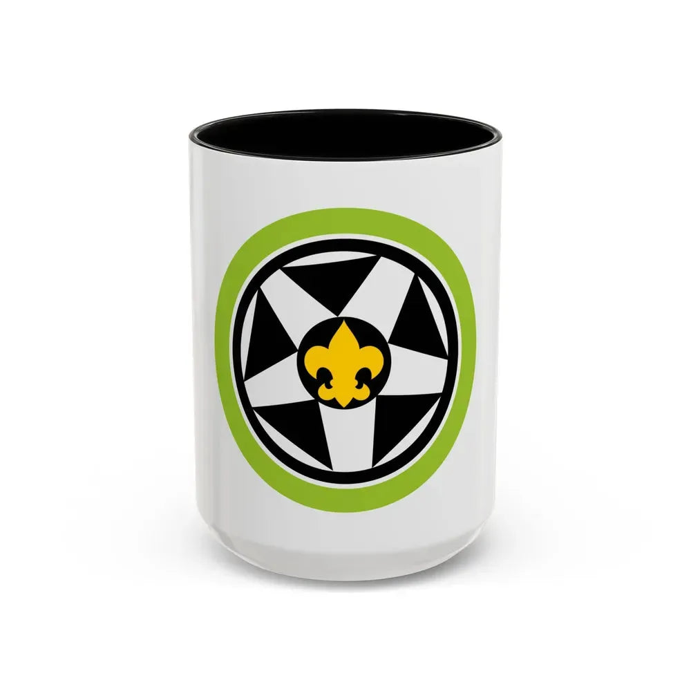Automotive Maintenance (Boy Scout Merit Badge) Accent Coffee Mug 15oz Black - Go Mug Yourself