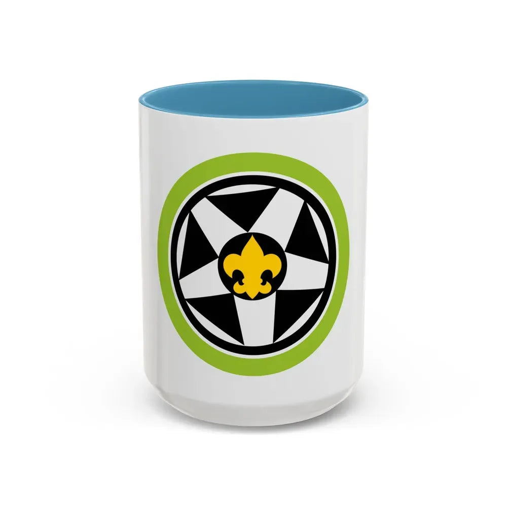 Automotive Maintenance (Boy Scout Merit Badge) Accent Coffee Mug 15oz Light Blue - Go Mug Yourself