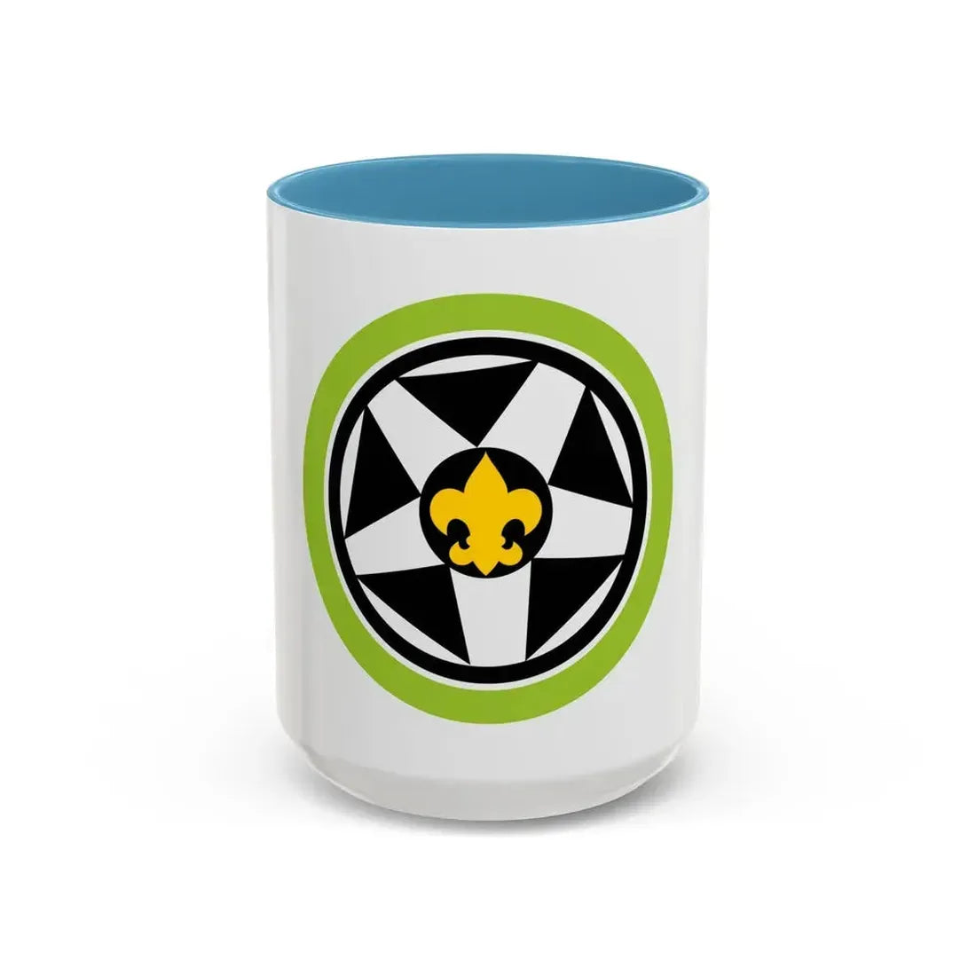 Automotive Maintenance (Boy Scout Merit Badge) Accent Coffee Mug 15oz Light Blue - Go Mug Yourself