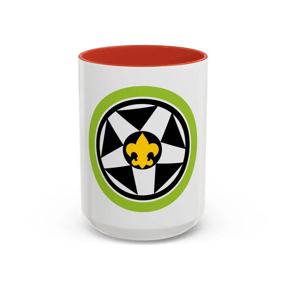 Automotive Maintenance (Boy Scout Merit Badge) Accent Coffee Mug 15oz Red - Go Mug Yourself