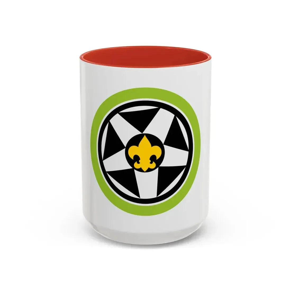 Automotive Maintenance (Boy Scout Merit Badge) Accent Coffee Mug 15oz Red - Go Mug Yourself