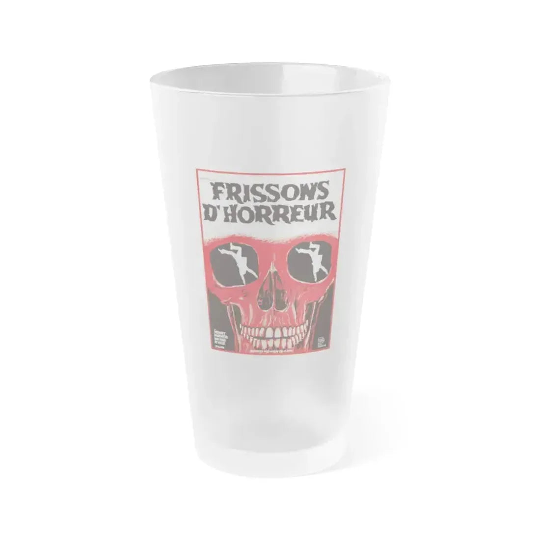 AUTOPSY (FRENCH) 1975 Movie Poster - Frosted Pint Glass 16oz 16oz Frosted - Go Mug Yourself
