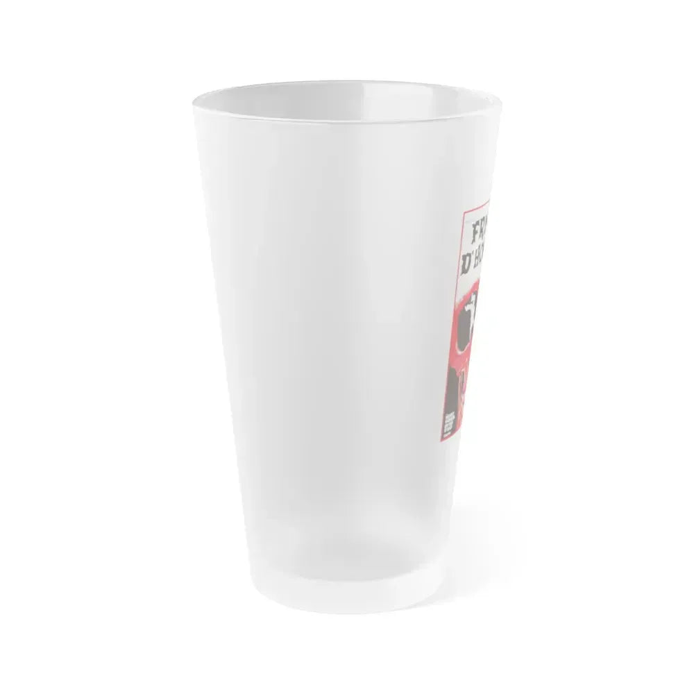 AUTOPSY (FRENCH) 1975 Movie Poster - Frosted Pint Glass 16oz - Go Mug Yourself