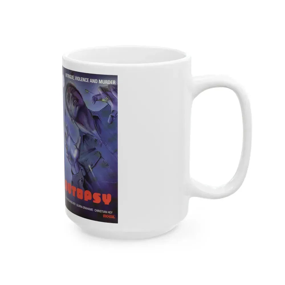AUTOPSY HORROR (VHS COVER) - White Coffee Mug - Go Mug Yourself