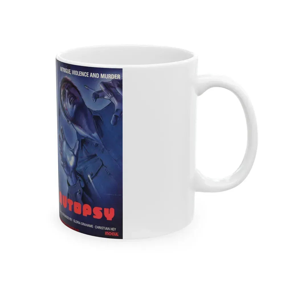 AUTOPSY MOGUL (VHS COVER) - White Coffee Mug - Go Mug Yourself