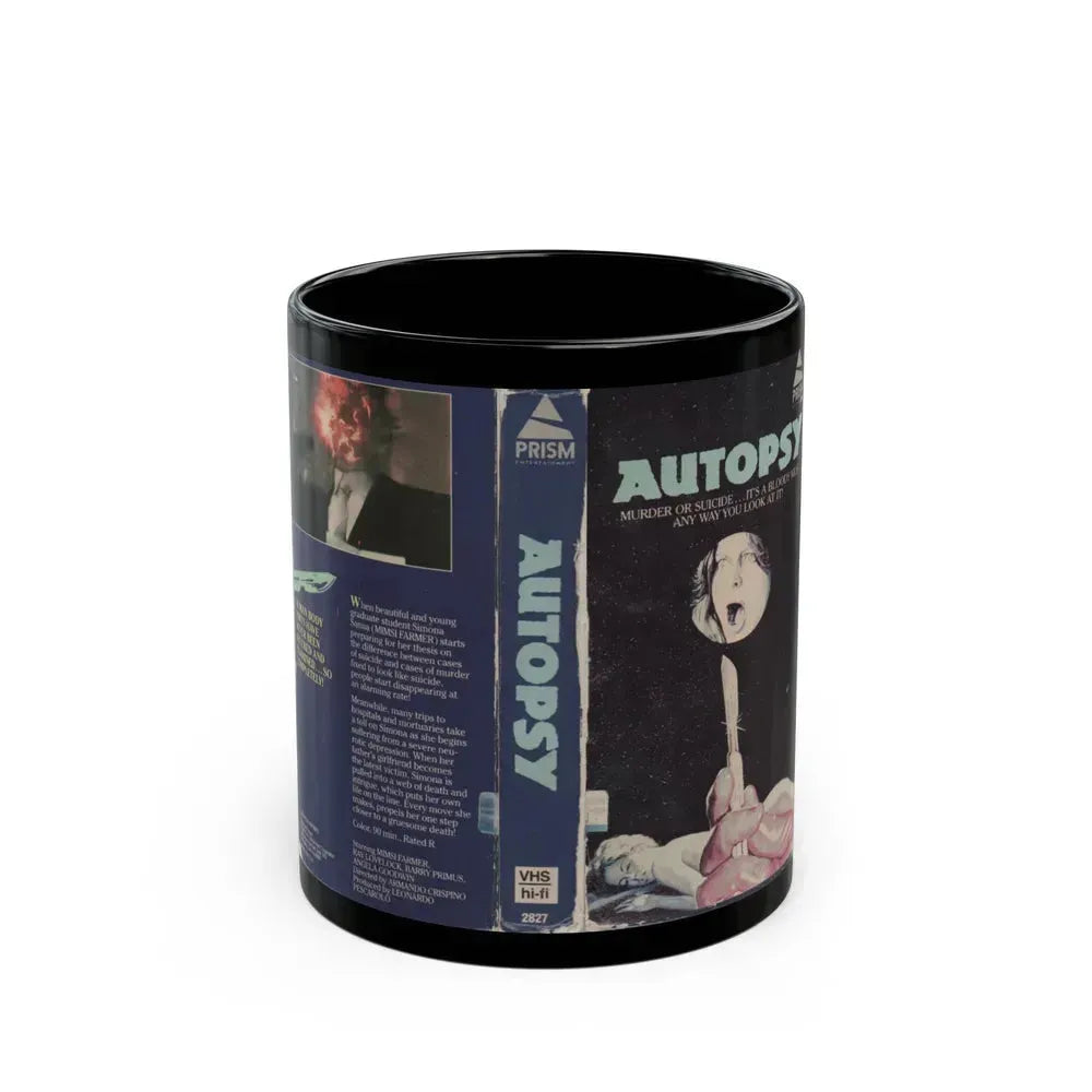 AUTOPSY (VHS COVER) - Black Coffee Mug 11oz - Go Mug Yourself