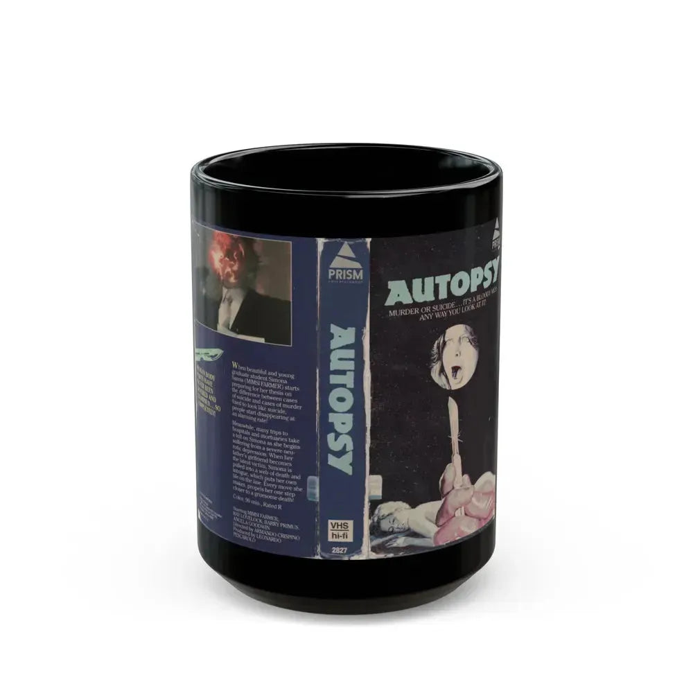AUTOPSY (VHS COVER) - Black Coffee Mug 15oz - Go Mug Yourself