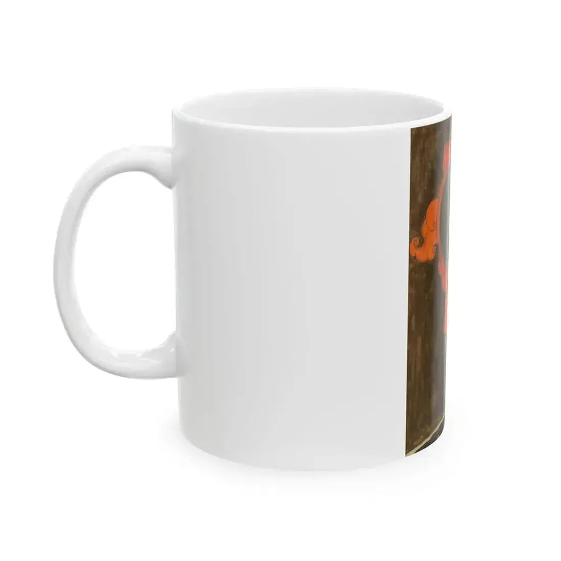 Autumn Breeze, Golden Book cover illustration, October 1926 - White Coffee Mug - Go Mug Yourself