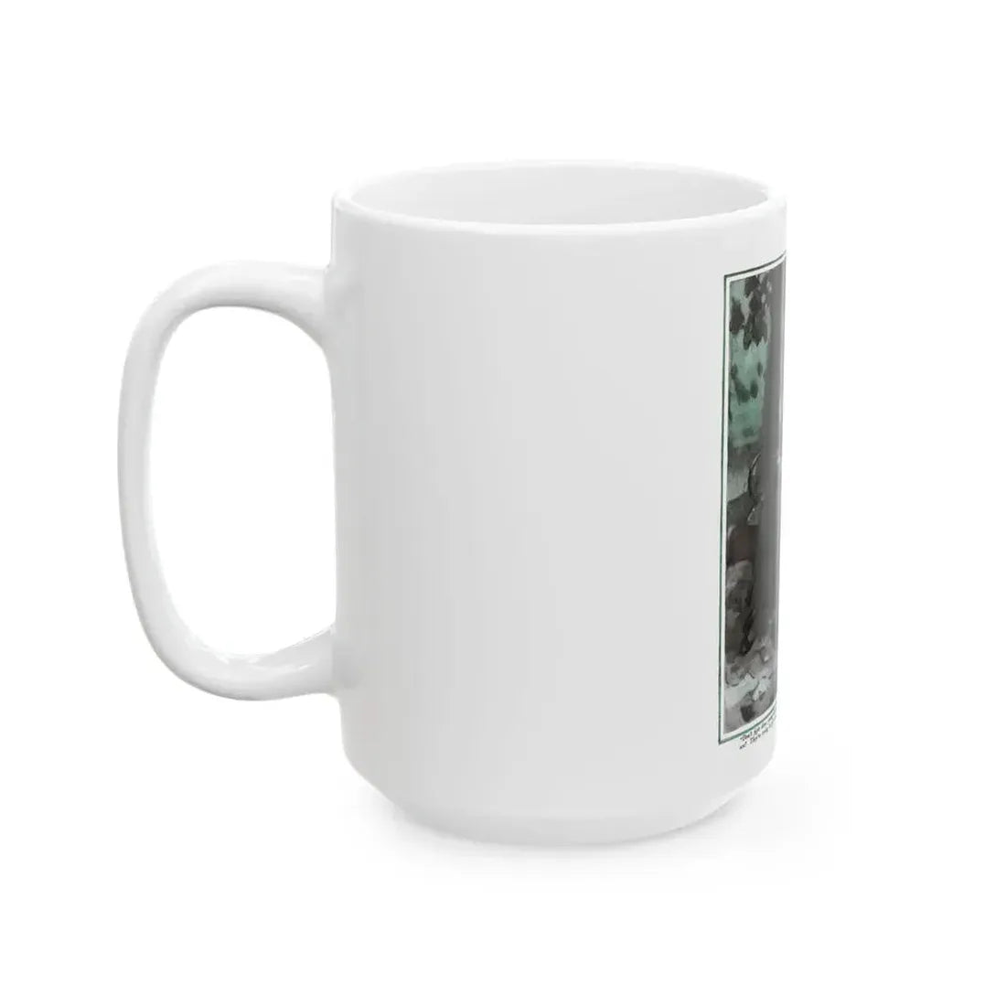 Autumn Idyl (1), Cosmopolitan, November 1934 - White Coffee Mug - Go Mug Yourself