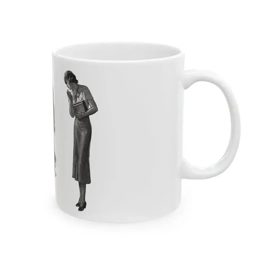 Autumn Idyl (2), Cosmopolitan, November 1934 - White Coffee Mug - Go Mug Yourself