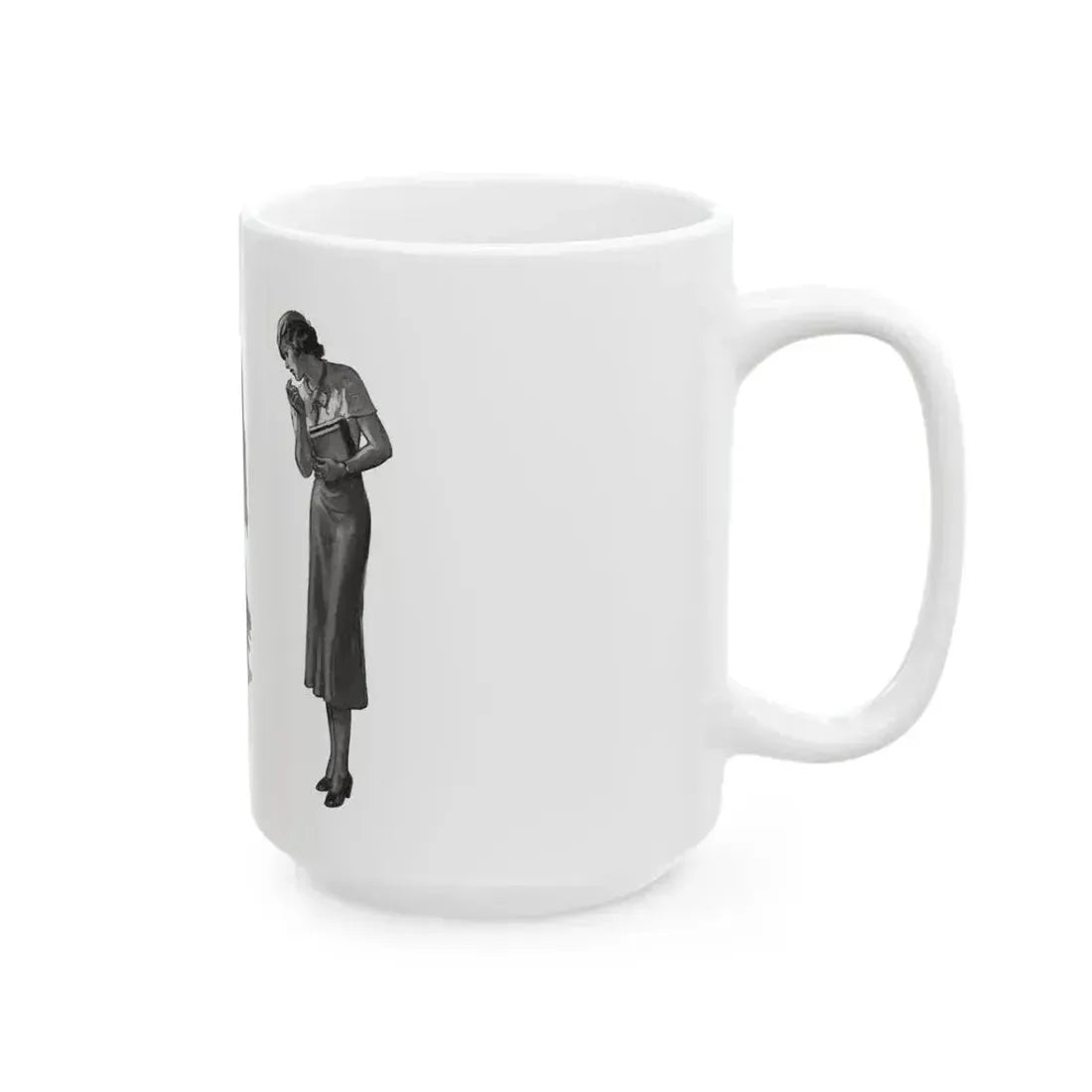 Autumn Idyl (2), Cosmopolitan, November 1934 - White Coffee Mug - Go Mug Yourself